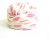 Vintage Adolfo Cream Turban with Pink Polka Dots Hat