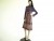 Vintage 1970's Purple Paisley Boho Peasant Dress