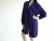 Vintage 1980s St. John  knits Purple Wrap Sweater
