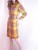 Vintage Yellow Plaid Sheath Dress