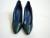 Vintage 1980s Calico Patent Leather Green Pump