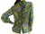 Vintage 1960s Graphic Print Ruffle Art Shirt