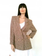 Vintage Saks 5th Avenue Tan Tweed Blazer