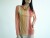 Vintage 1970s Perception Coral Stripe Turtleneck Shirt