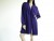 Vintage 1980s St. John  knits Purple Wrap Sweater