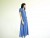 Vintage 1970s/1980s Lilac Sheer Flare Dress
