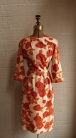[RESERVED]Vintage 1950s Nelly Don Floral Dress