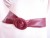 Vintage 1970/80's Burgundy Red Cinch Belt