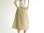 Vintage 1970's Sunny South Khaki Flower Skirt