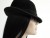 Vintage Italian Check Plaid Velour Fedora Hat