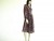Vintage 1970s California Looks Dark Floral Dress