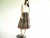 Vintage 1970's Red/Grey Plaid John Meyer Midi Skirt