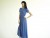 Vintage 1970s/1980s Lilac Sheer Flare Dress