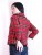 Vintage 1960's Red Plaid Cropped Blazer