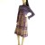 Vintage 1970's Purple Paisley Boho Peasant Dress