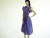 Vintage 1970s/1980s Diane Von Furstenberg Lavender Print Dress