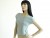Vintage 1980's Baby Blue Pearl Vest Sweater