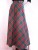 Vintage 1960/70 Green Plaid Maxi Skirt