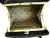 Vintage 1970's Bag - Black Stitched Clutch Purse