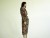 Vintage 1980s Jackie Bernard Multicolor Mockneck Wiggle Dress
