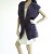 Vintage 1980's Christian Dior Purple Marl Slouchy Sweater