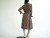 Vintage 1970s Jamison Rust Paisley Dress