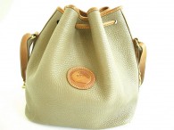 Vintage Dooney & Bourke Pebble Bucket Purse