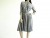 Vintage 1950s Blue Striped Paisley Print Shirt Dress