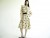 Vintage 1970s/1980s Leslie Fay Tan Leopard Dress