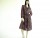 Vintage 1970s California Looks Dark Floral Dress