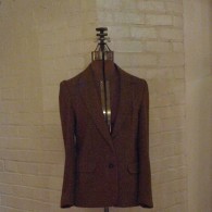 Vintage Oscar De La Renta Rust Tweed Blazer