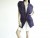 Vintage Christian Dior Purple Marl Slouchy Sweater