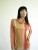 Vintage 1970s Perception Coral Stripe Turtleneck Shirt
