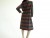 Vintage 1960s Dress - Ethnic Stripe Knit Dress
