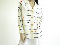 Vintage 1960s Lilly of california Cream Cardigan Sweater
