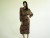 Vintage 1980s Jackie Bernard Multicolor Mockneck Wiggle Dress