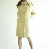 Vintage Cream Lilli Ann Mohair Coat