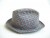 Vintage Red, Blue & White Plaid Fedora Hat