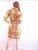 Vintage Yellow Plaid Sheath Dress
