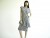 Vintage 1980's Subway Print Drop Waist Peplum Dress