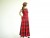 Vintage 1960/70's Red Plaid Sleeveless Maxi Dress