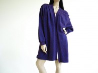Vintage 1980s St. John  knits Purple Wrap Sweater