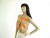 Vintage 1960s Orange Cropped Plaid Vest