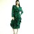 Vintage 1980s Silk Peplum Dress