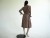 Vintage 1970s Jamison Rust Paisley Dress