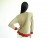 Vintage 1950s Tarni Tan Floral Applique Sweater