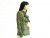 Vintage 1960s Graphic Print Ruffle Art Shirt