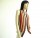 Vintage 1970s Multicolor Stripe Crochet Sweater Vest