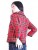 Vintage 1960's Red Plaid Cropped Blazer