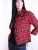 Vintage 1960's Red Plaid Cropped Blazer